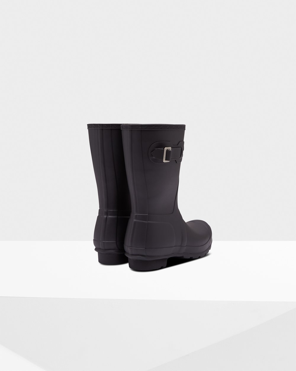 Botas De Cortas Hunter Mujer Original Insulated - Negras - Argentina 5623YAKJE